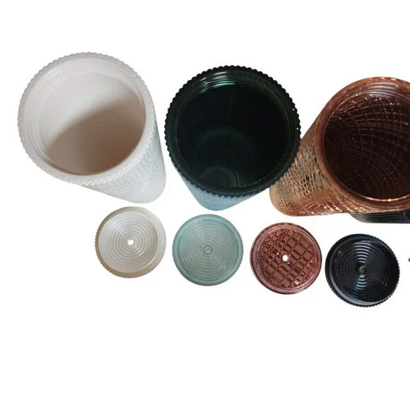 Lot of 5 Starbucks 24 Oz Tumblers No Straws 2024 2023 2022 Mermaid Holiday Drinkware